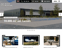 Tablet Screenshot of middennederlandhallen.nl